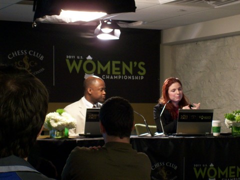GM Maurice Ashley and WGM Jennifer Shahade Giving us Play-By-Play and Color
