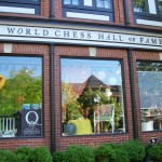 Across the way is the Chess Hall of Fame and Museum.  Go see the chess piece exhibit before it is gone in September!